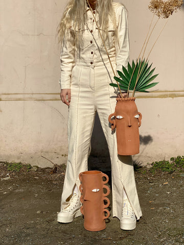 MILU TERRA  // Seramik Saksı • Vazo